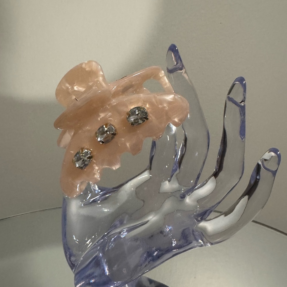 J.Crew Rhinestone Claw Hair Clip - Picture 2 of 11